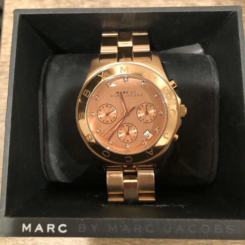 Marc by Marc Jacobs rose gold watch